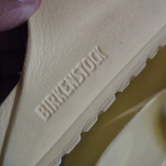 Birkenstock Arizona Essentials Yellow EVA Sandal Size 9 - Picture 11 of 14